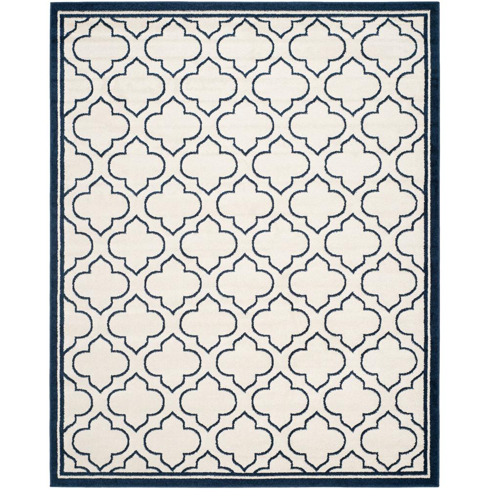 AMHERST, IVORY / NAVY, 9' X 12', Area Rug, AMT412M-9