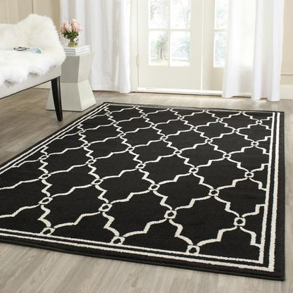 AMHERST, ANTHRACITE / IVORY, 9' X 12', Area Rug, AMT414G-9