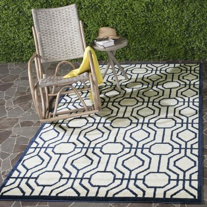 AMHERST, IVORY / NAVY, 4' X 6', Area Rug, AMT416M-4