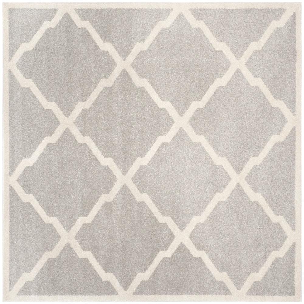 AMHERST, LIGHT GREY / BEIGE, 7' X 7' Square, Area Rug, AMT421B-7SQ