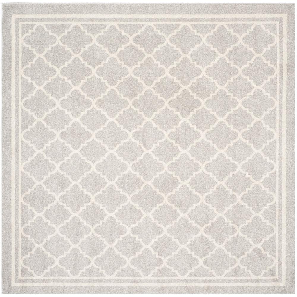 AMHERST, LIGHT GREY / BEIGE, 7' X 7' Square, Area Rug, AMT422B-7SQ