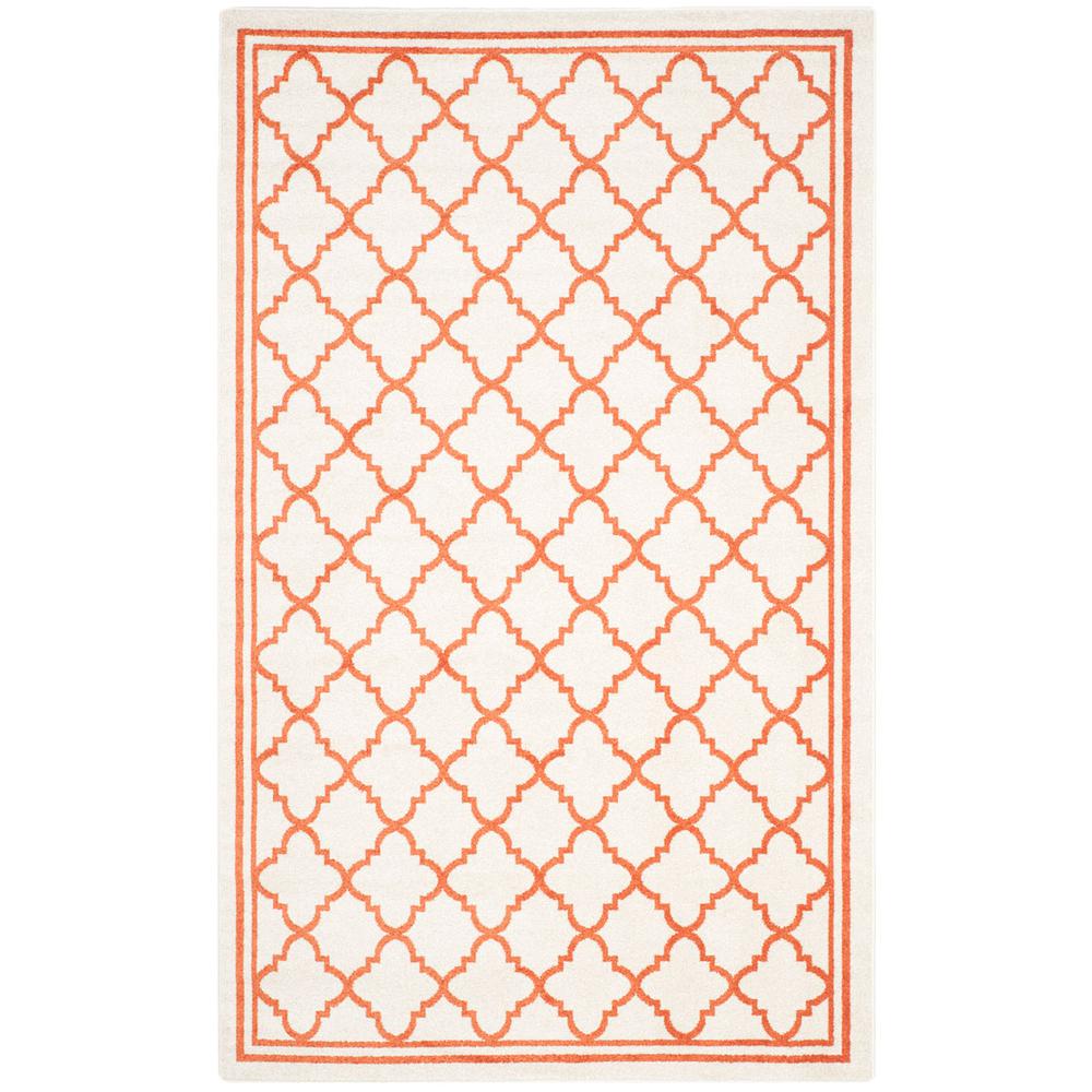 AMHERST, BEIGE / ORANGE, 5' X 8', Area Rug, AMT422F-5