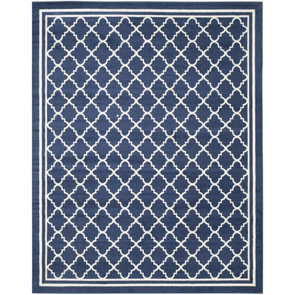 AMHERST, NAVY / BEIGE, 10' X 14', Area Rug, AMT422P-10