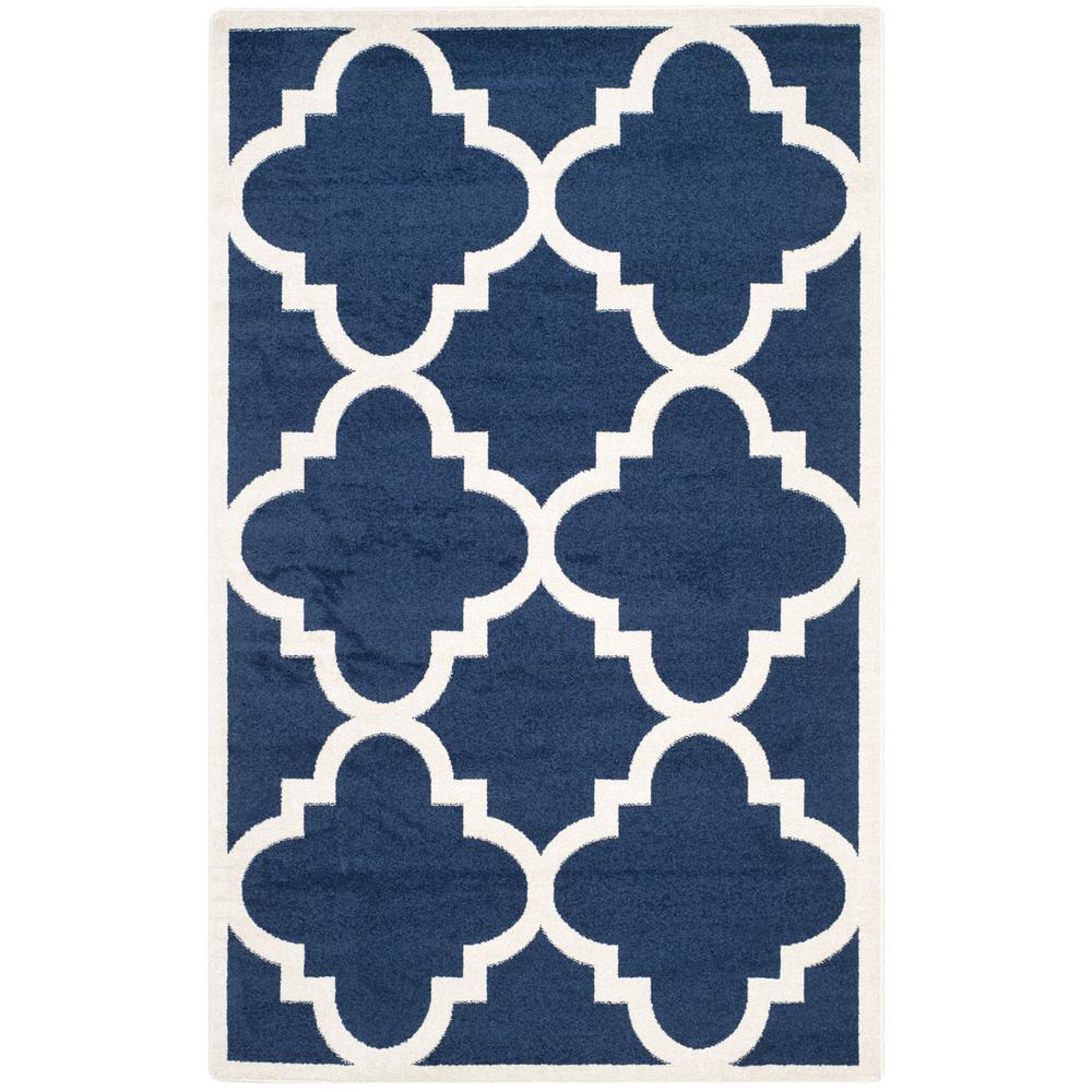 AMHERST, NAVY / BEIGE, 3' X 5', Area Rug, AMT423P-3