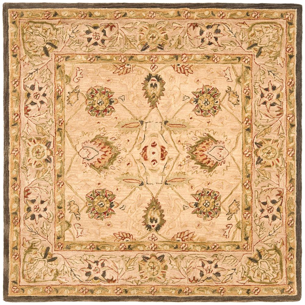 ANATOLIA, BEIGE / BEIGE, 8' X 8' Square, Area Rug