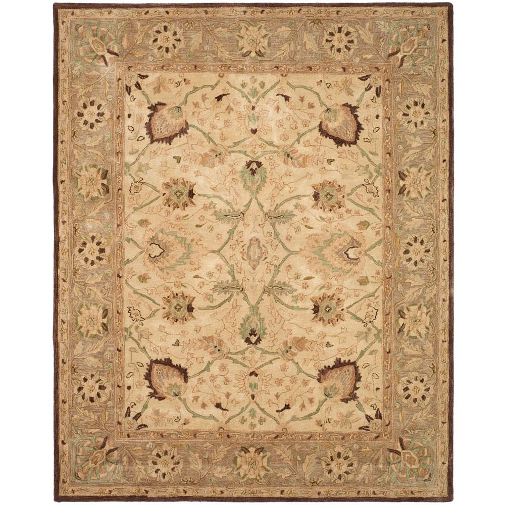 ANATOLIA, IVORY / BROWN, 8' X 10', Area Rug, AN512D-8