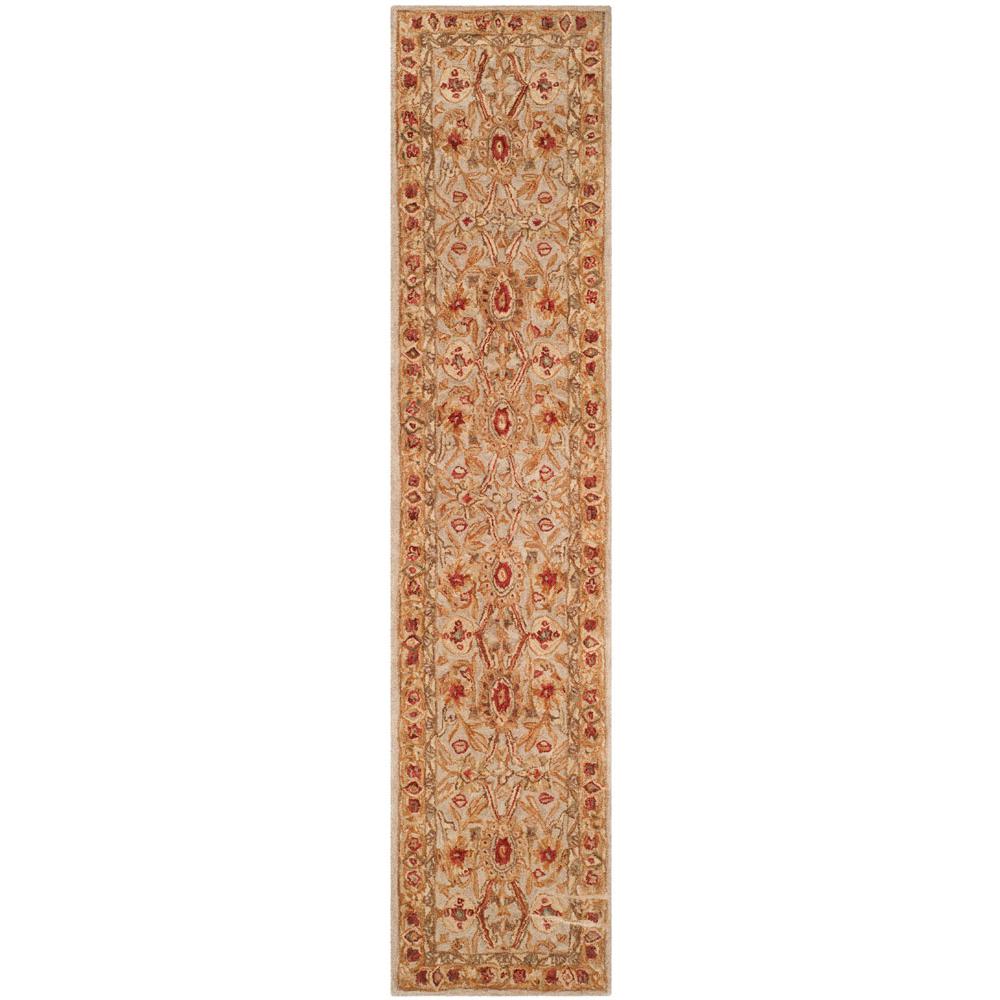 ANATOLIA, GREY BEIGE / SAGE, 2'-3" X 12', Area Rug