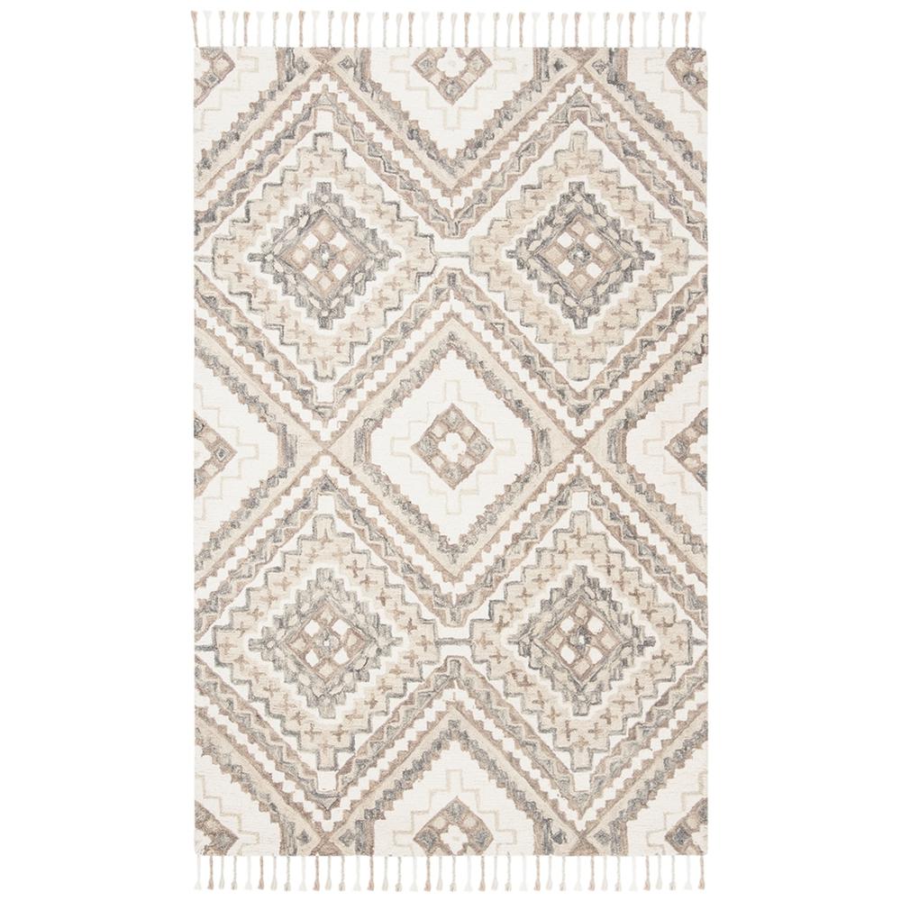 ASPEN, TAUPE / IVORY, 6' X 9', Area Rug