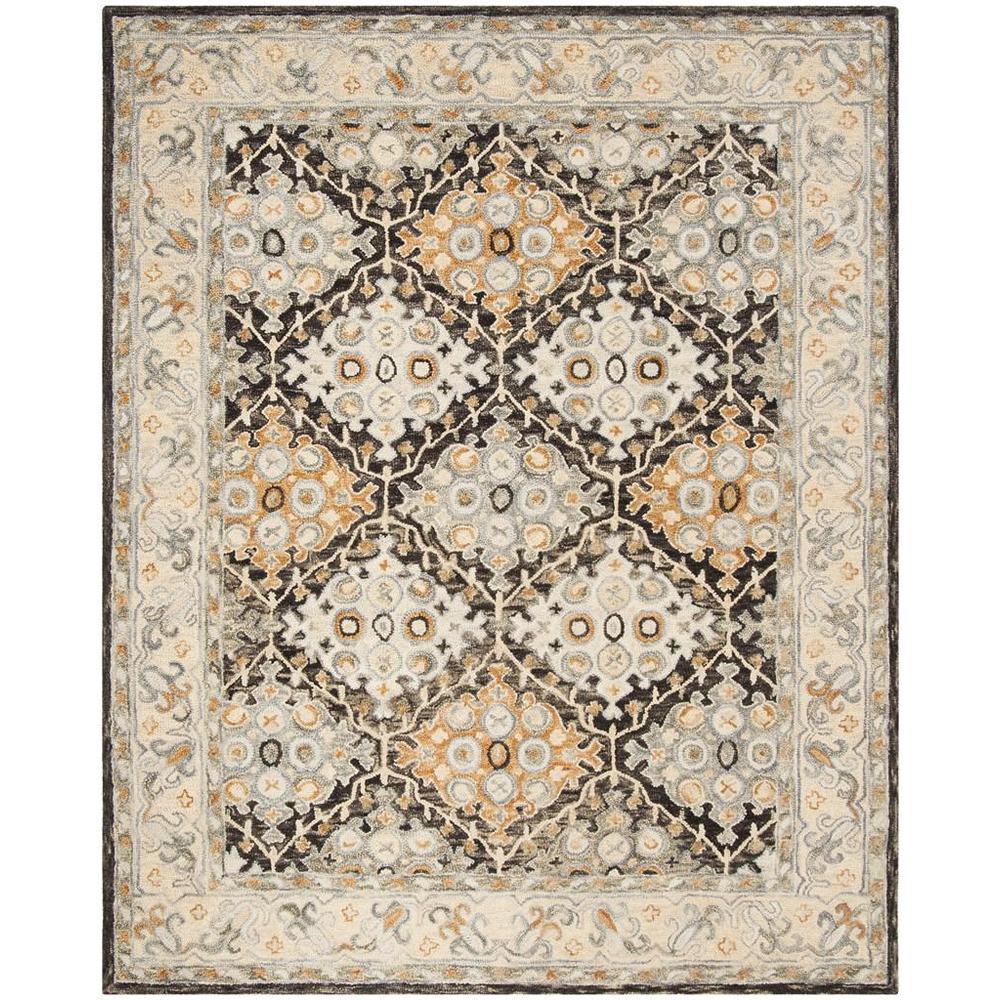 ASPEN, BEIGE / BROWN, 9' X 12', Area Rug