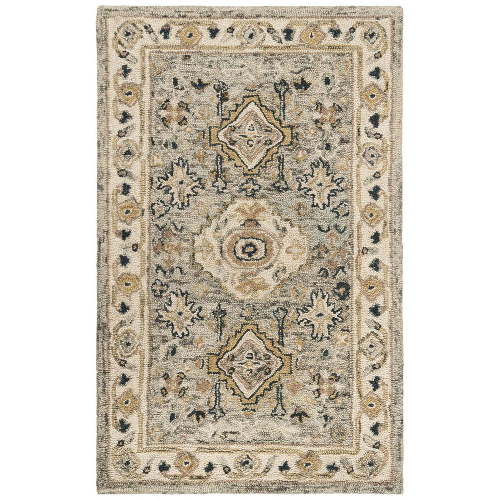 ASPEN, MOSS / IVORY, 3' X 5', Area Rug