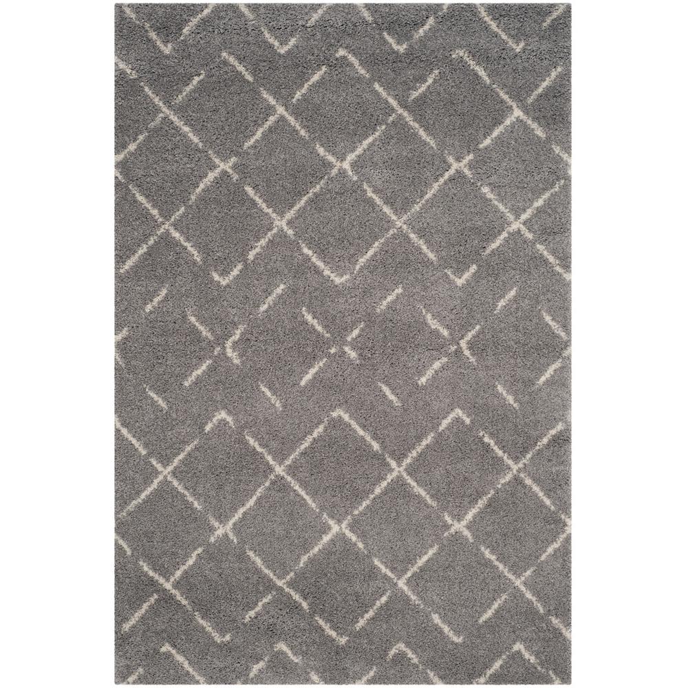 ARIZONA SHAG, GREY / IVORY, 11' X 15', Area Rug