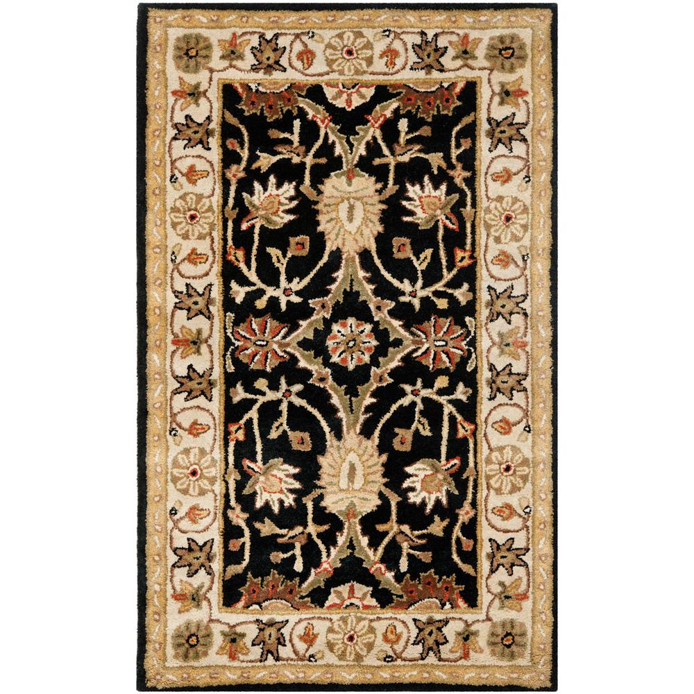 ANTIQUITY, BLACK, 4' X 6', Area Rug, AT249B-4