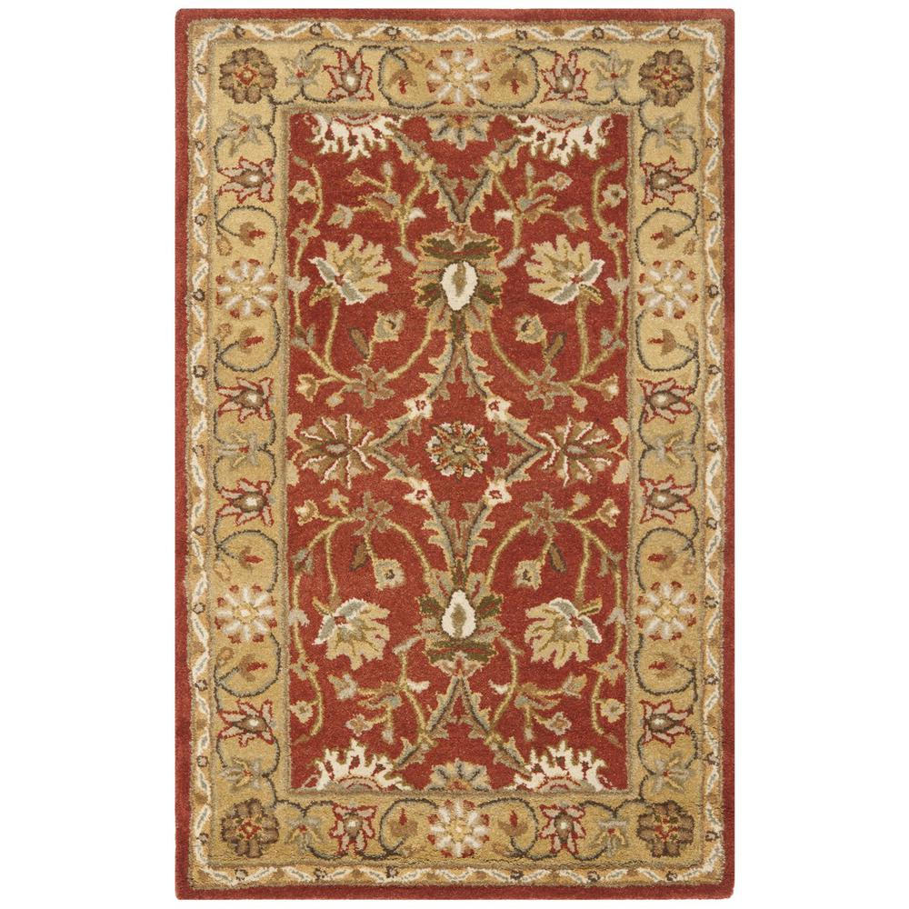 ANTIQUITY, RUST / GOLD, 4' X 6', Area Rug