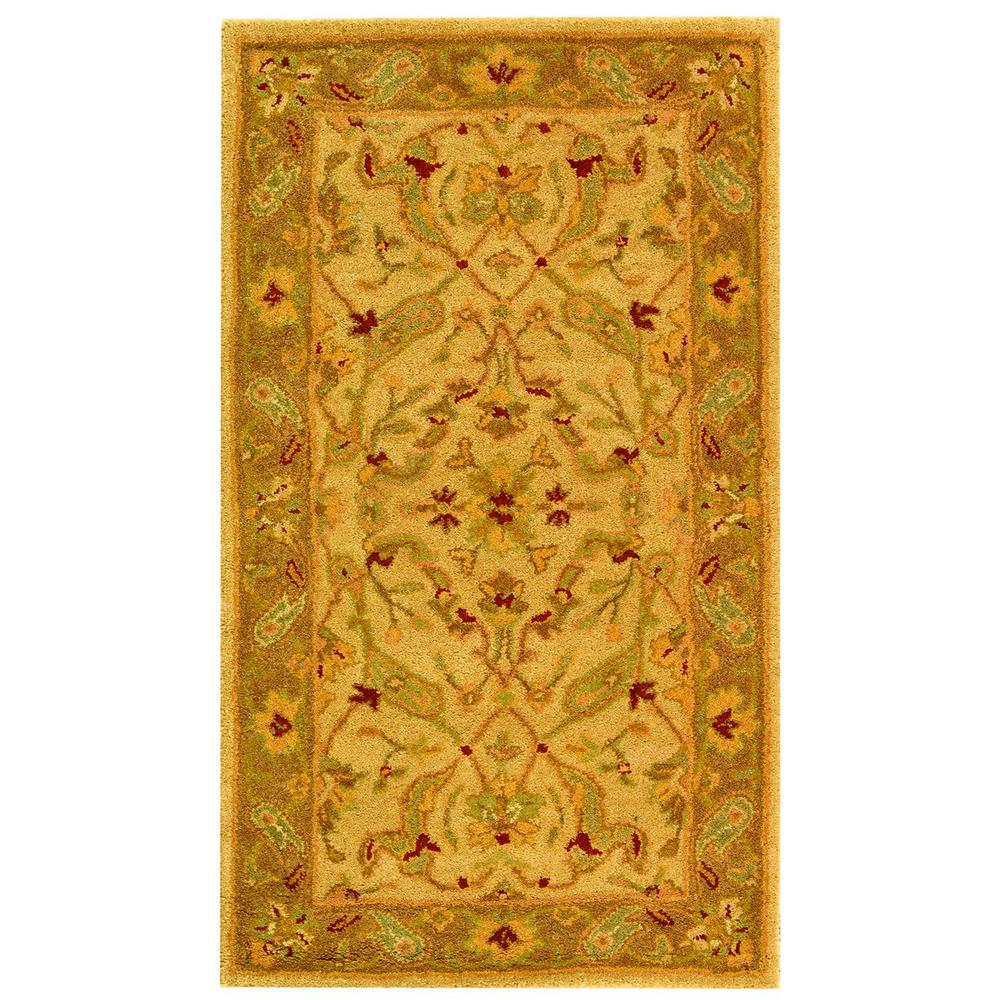 ANTIQUITY, IVORY / BROWN, 2'-3" X 10', Area Rug