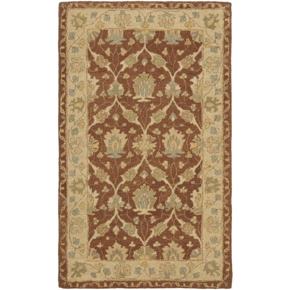 ANTIQUITY, BROWN / TAUPE, 4' X 6', Area Rug