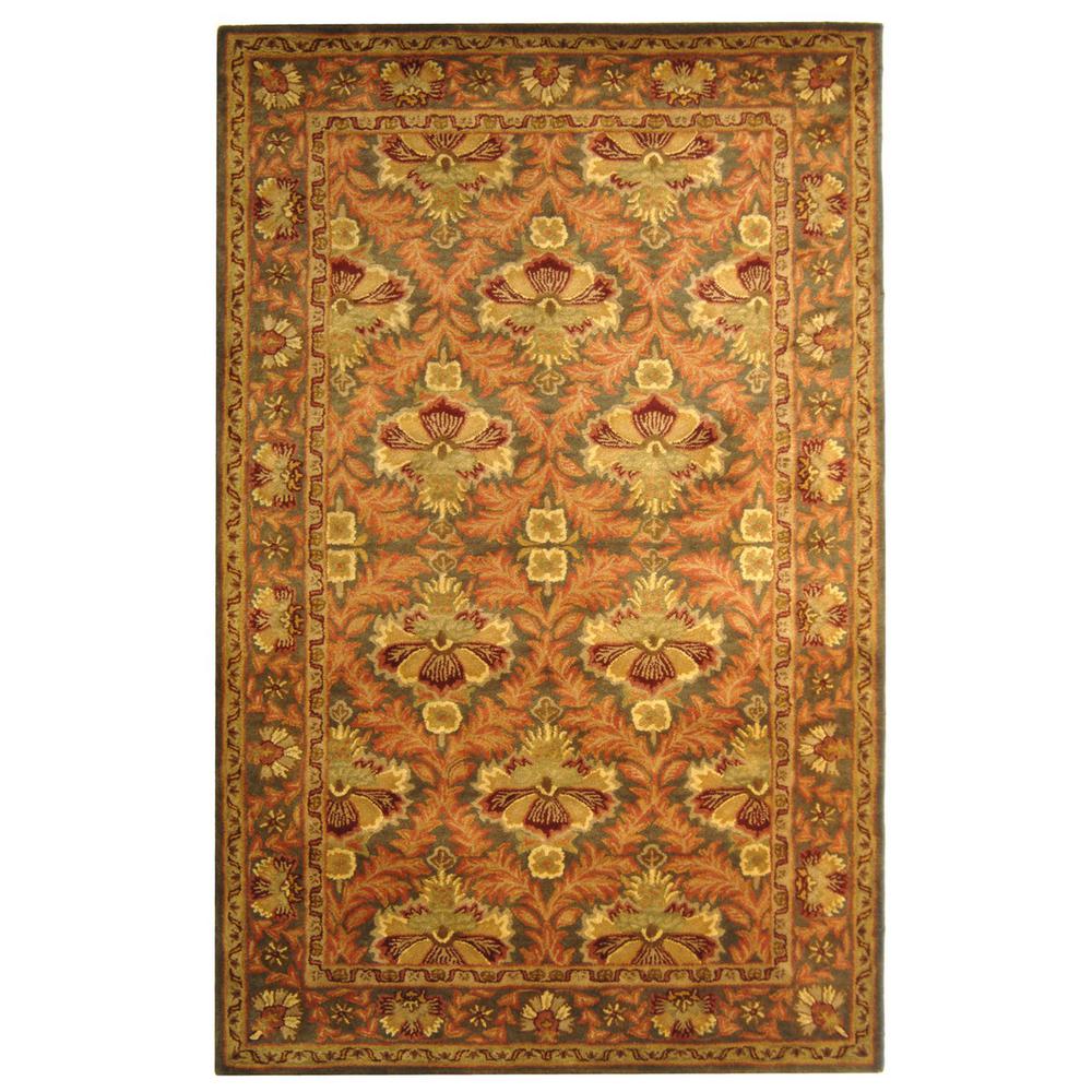 ANTIQUITY, SAGE / GOLD, 6' X 9', Area Rug