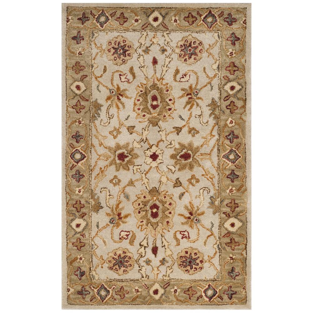 ANTIQUITY, GREY BEIGE / SAGE, 4' X 6', Area Rug