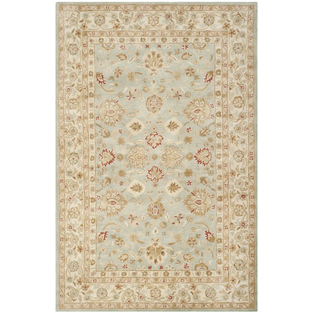 ANTIQUITY, GREY BLUE / BEIGE, 6' X 9', Area Rug
