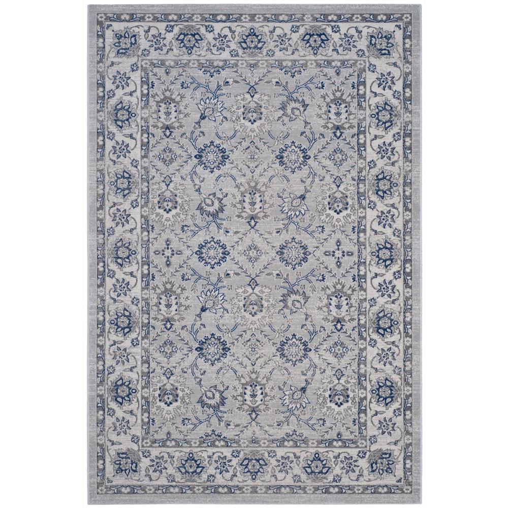 ARTISAN, SILVER / IVORY, 5'-1" X 7'-6", Area Rug