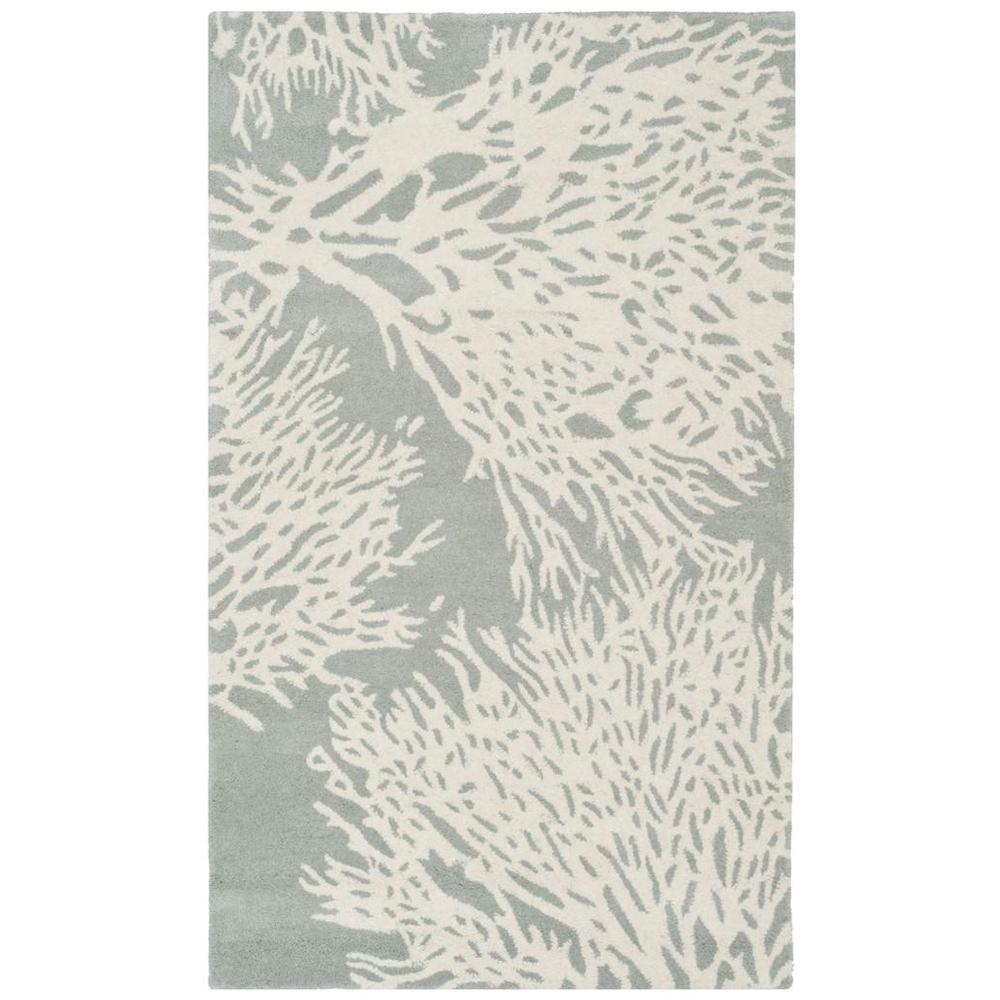 BELLA, GREY / IVORY, 3' X 5', Area Rug, BEL115D-3