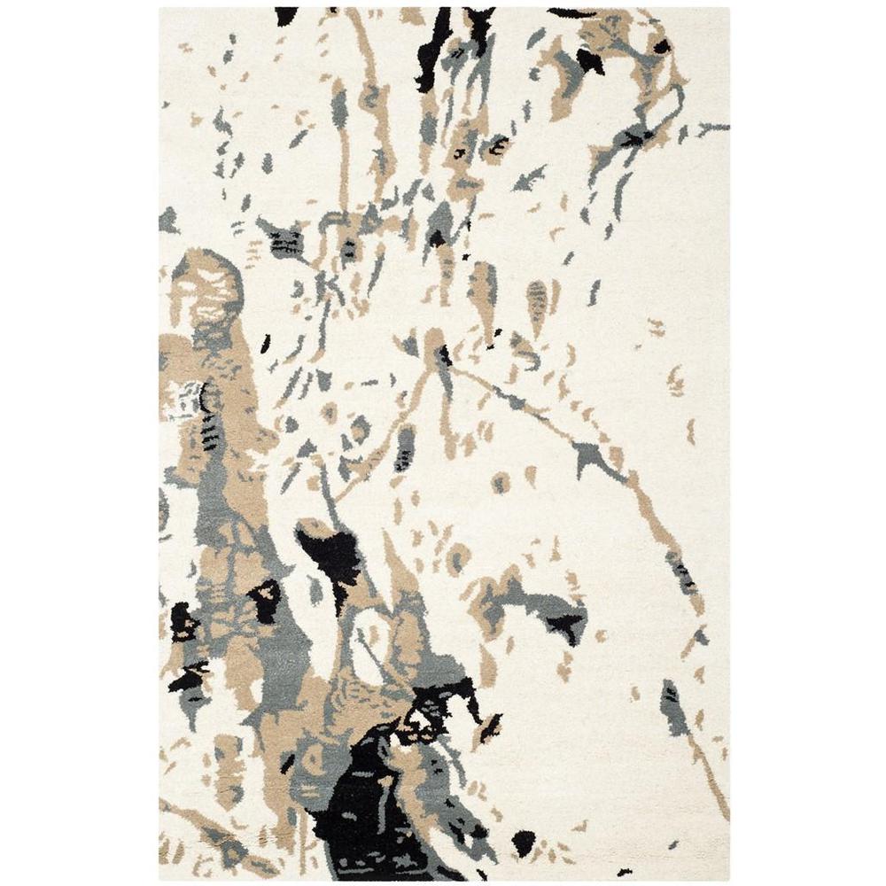 BELLA, IVORY / GREY, 3' X 5', Area Rug, BEL117A-3