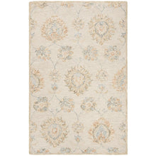 BLOSSOM, BEIGE / SAGE, 5' X 8', Area Rug