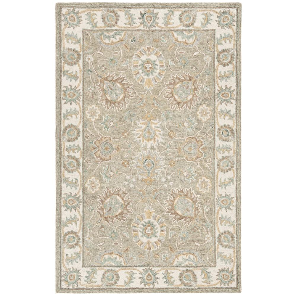BLOSSOM, SAGE / IVORY, 5' X 8', Area Rug, BLM702W-5