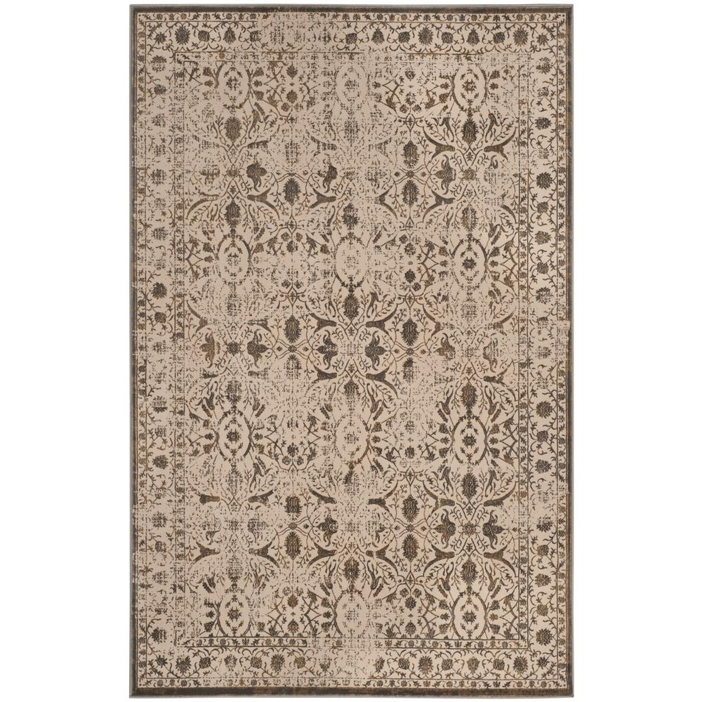 BRILLIANCE, CREAM / BRONZE, 5'-1" X 7'-6", Area Rug, BRL502D-5