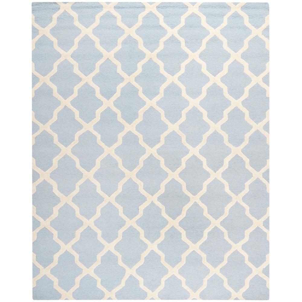 CAMBRIDGE, LIGHT BLUE / IVORY, 11' X 15', Area Rug, CAM121A-1115