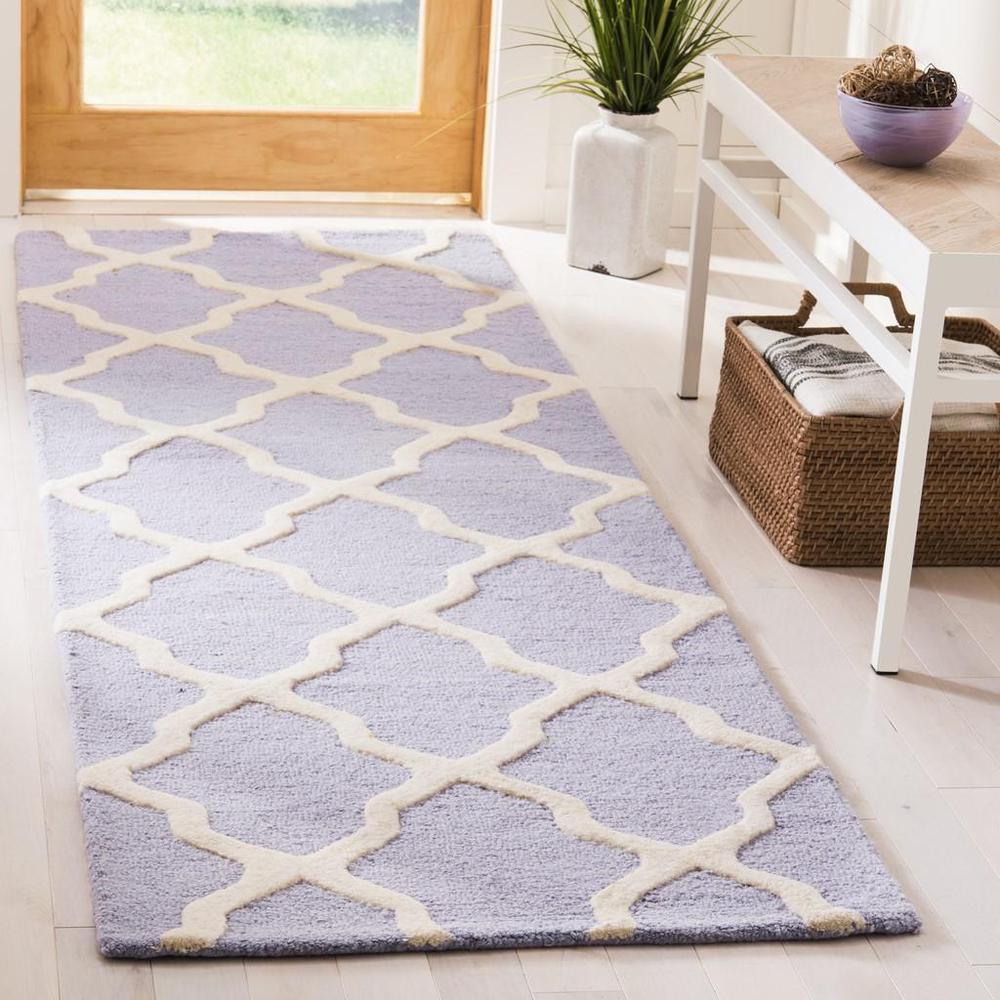 CAMBRIDGE, LAVANDER / IVORY, 2'-6" X 8', Area Rug, CAM121C-28