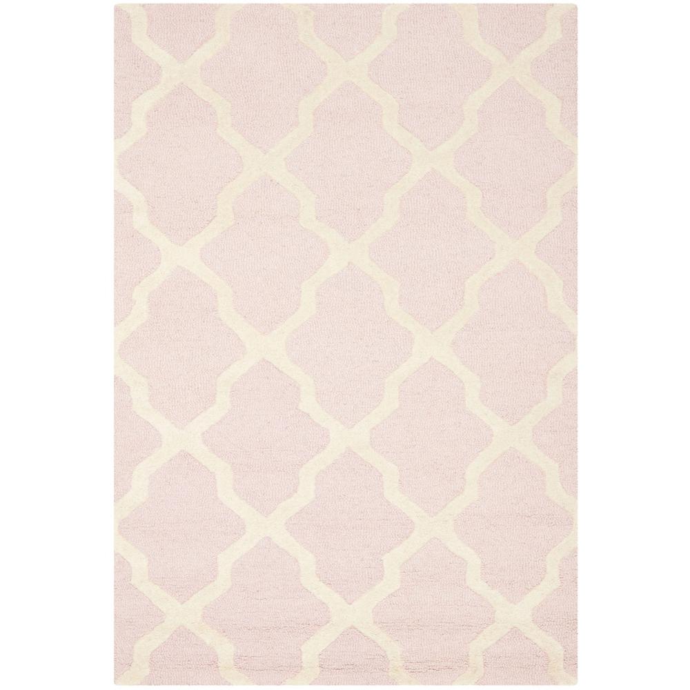 CAMBRIDGE, LIGHT PINK / IVORY, 4' X 6', Area Rug, CAM121M-4