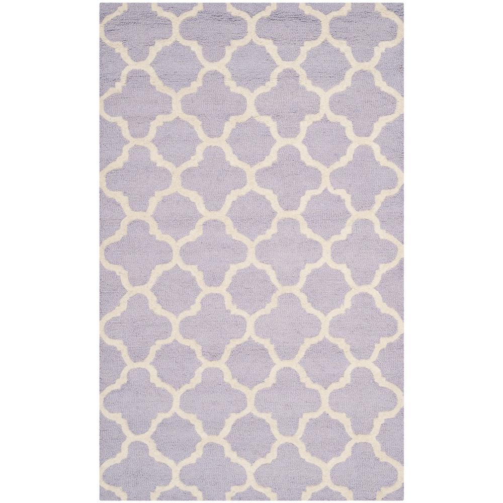CAMBRIDGE, LAVANDER / IVORY, 4' X 6', Area Rug, CAM130C-4