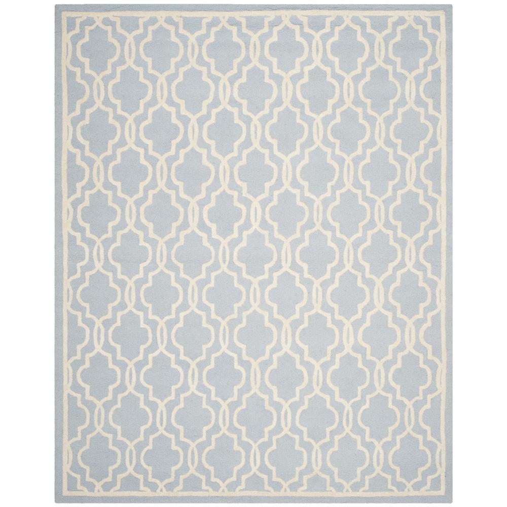 CAMBRIDGE, LIGHT BLUE / IVORY, 11' X 15', Area Rug, CAM131A-1115