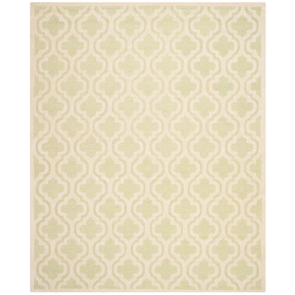 CAMBRIDGE, LIGHT GREEN / IVORY, 9' X 12', Area Rug, CAM132B-9