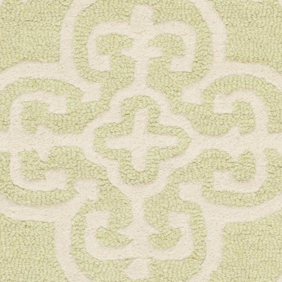 CAMBRIDGE, LIGHT GREEN / IVORY, 2'-6" X 8', Area Rug, CAM133B-28