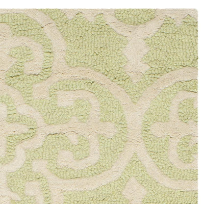 CAMBRIDGE, LIGHT GREEN / IVORY, 2'-6" X 8', Area Rug, CAM133B-28