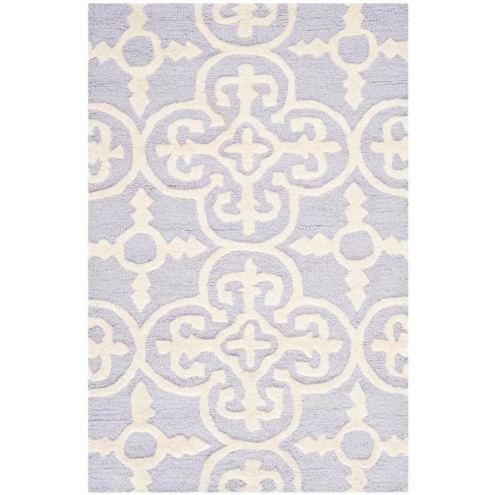 CAMBRIDGE, LAVANDER / IVORY, 2'-6" X 4', Area Rug, CAM133C-24