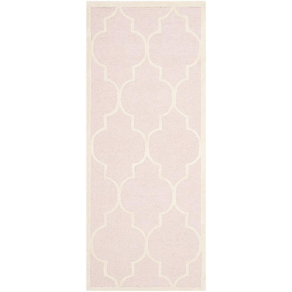 CAMBRIDGE, LIGHT PINK / IVORY, 2'-6" X 6', Area Rug, CAM134M-26