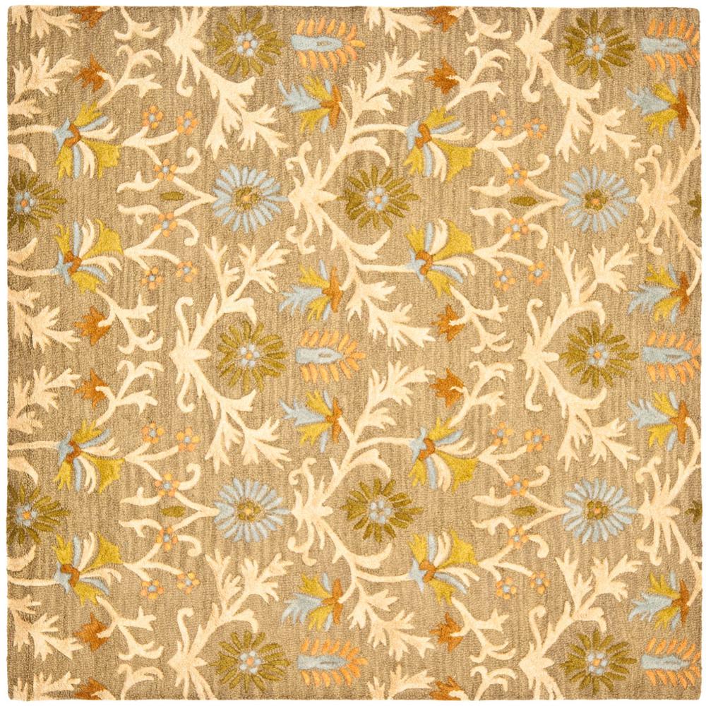 CAMBRIDGE, MOSS / MULTI, 6' X 6' Square, Area Rug