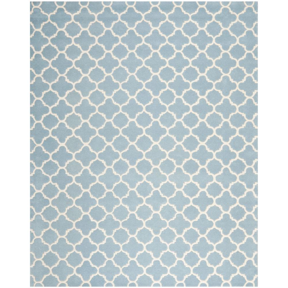 CHATHAM, BLUE / IVORY, 8' X 10', Area Rug, CHT717B-8