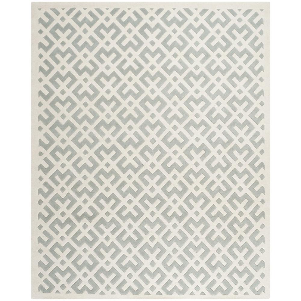 CHATHAM, GREY / IVORY, 8'-9" X 12', Area Rug, CHT719E-9