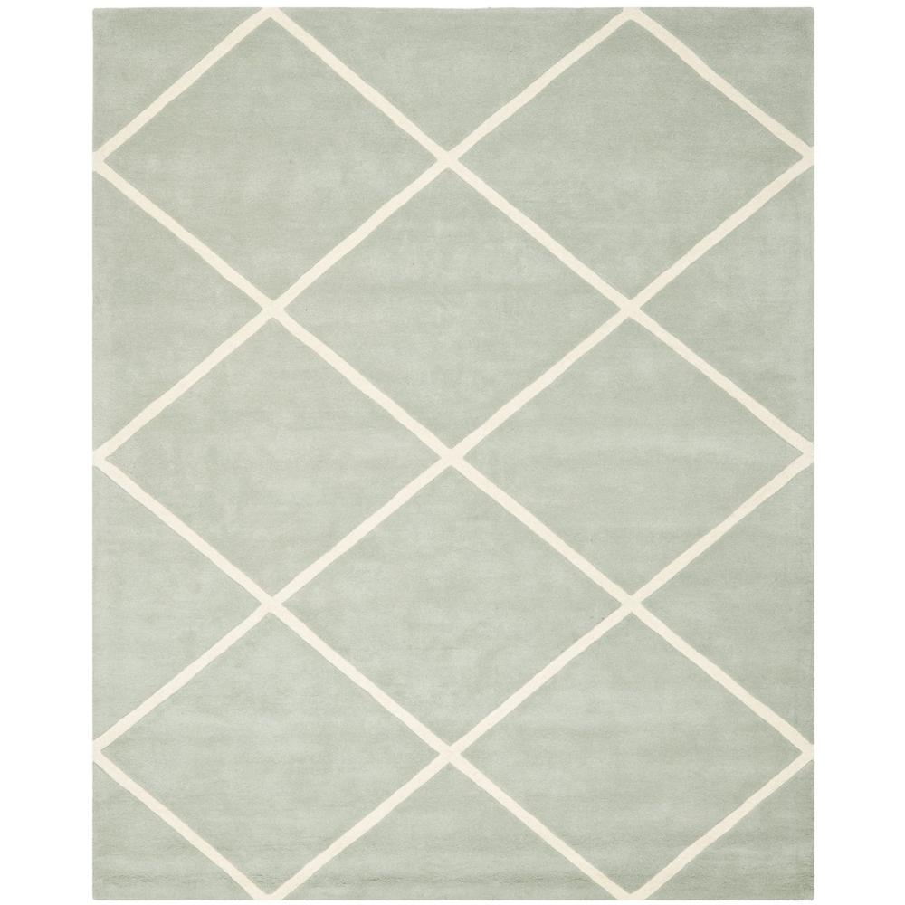 CHATHAM, GREY / IVORY, 8'-9" X 12', Area Rug, CHT720E-9