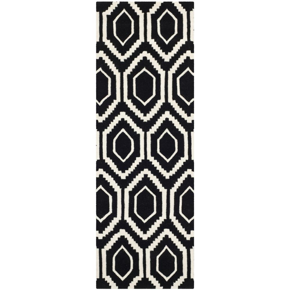 CHATHAM, BLACK / IVORY, 2'-3" X 5', Area Rug, CHT731K-25