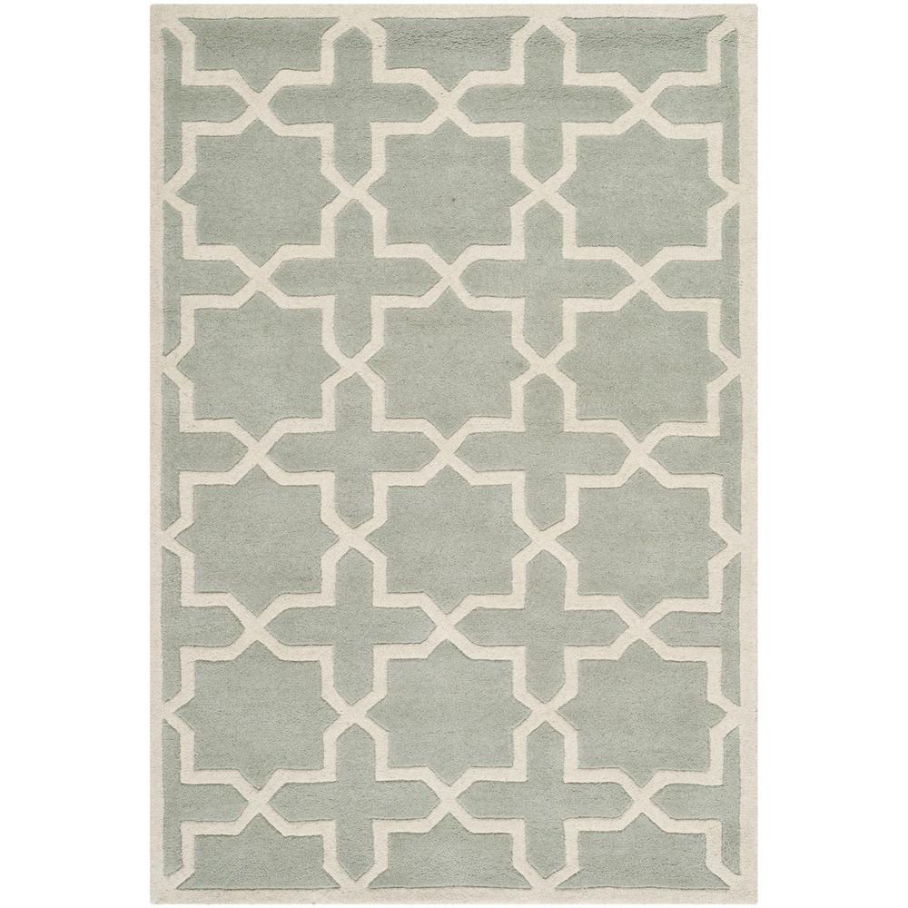 CHATHAM, GREY / IVORY, 4' X 6', Area Rug, CHT732E-4