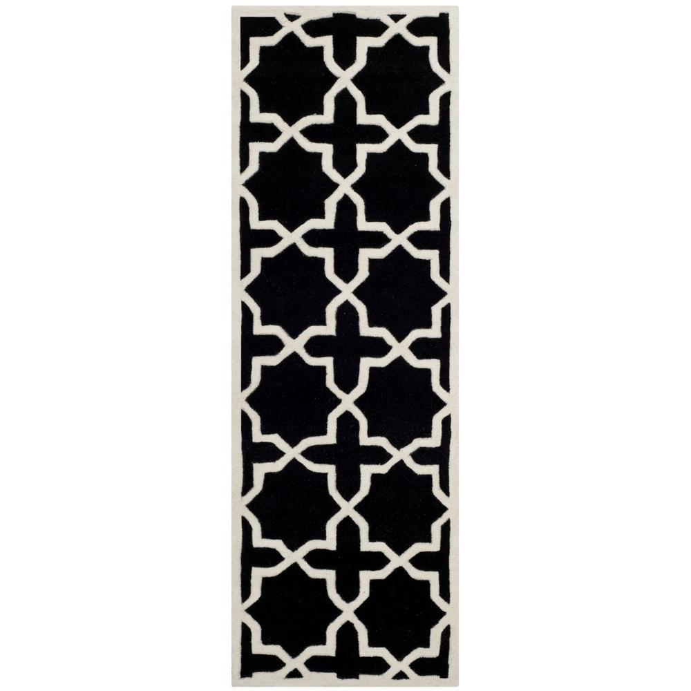 CHATHAM, BLACK / IVORY, 2'-3" X 5', Area Rug, CHT732K-25