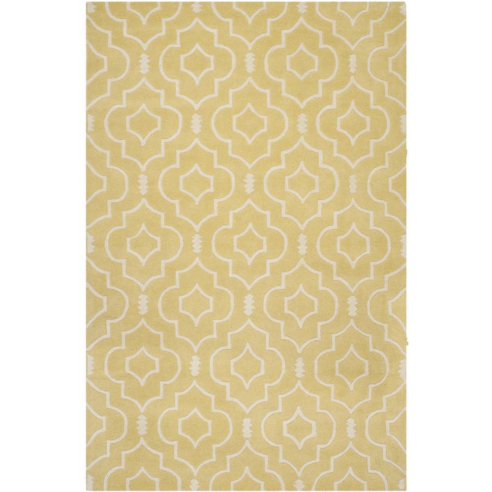 CHATHAM, LIGHT GOLD / IVORY, 6' X 9', Area Rug, CHT736L-6