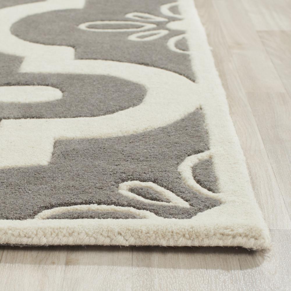 CHATHAM, DARK GREY / IVORY, 8' X 10', Area Rug, CHT751D-8