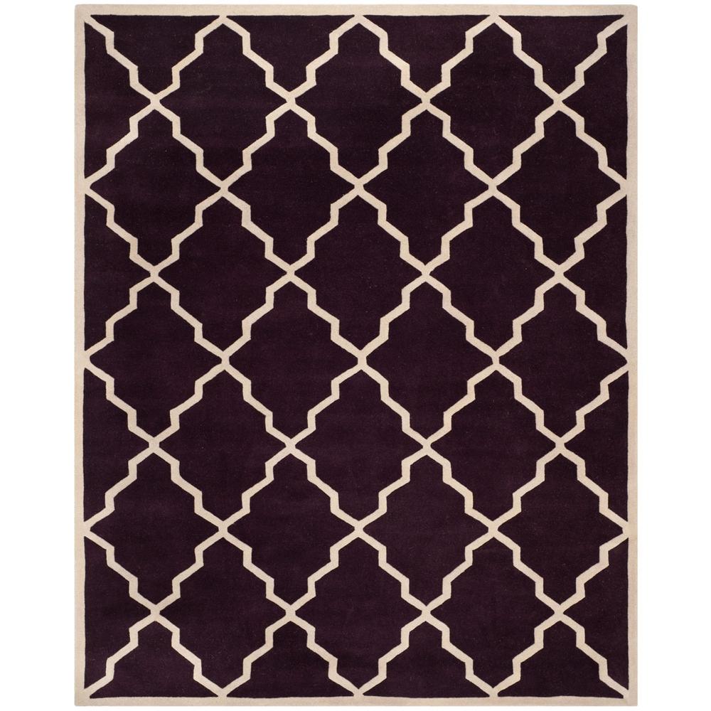 CHATHAM, DARK PURPLE, 8'-9" X 12', Area Rug