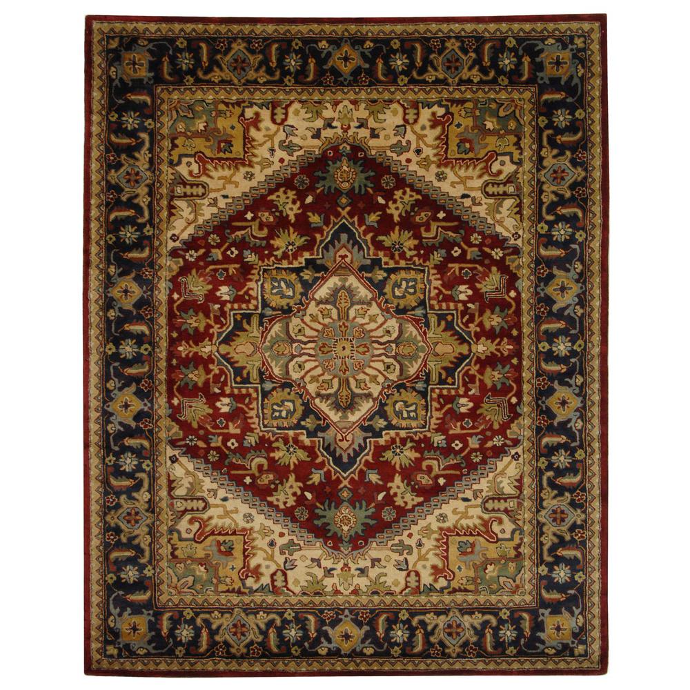 CLASSIC, ASSORTED / RED, 7'-6" X 9'-6", Area Rug