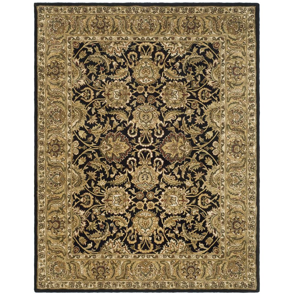 CLASSIC, BLACK / GOLD, 7'-6" X 9'-6", Area Rug, CL252A-8